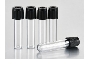 Vakumlu 1.28 ml Esr Cam Tüpleri Otomatik Sistem Siyah Kapak