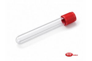Vakumlu 1 ml Serum Pıhtı Aktivatörü Kan Tüpleri Kırmızı Kapak