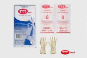 Pudralı Steril Cerrahi Eldiven Size 8