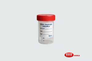 Steril İdrar Kabı, Vakumlu 100 ml